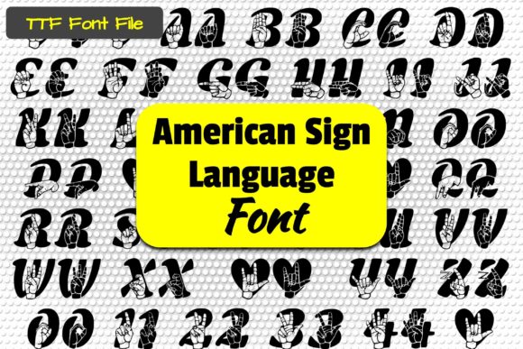 Able Lingo ASL 5: A Playful Dingbats Typeface for Editorial Design