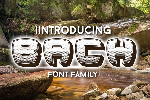 Bach: A Decorative Typeface for Editorial Elegance