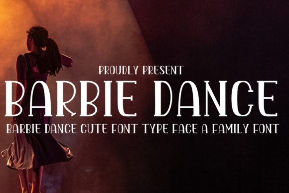 Barbie Dance: A Playful Serif Font for Editorial Design