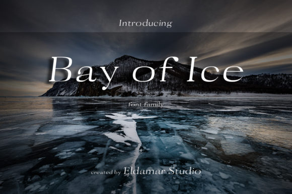 Bay of Ice: The Minimal Serif Typeface for Polished Brand Identity