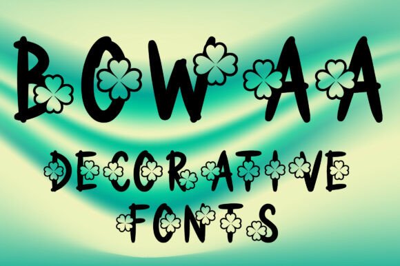 Bowaa: A Lucky Clove Typeface for Playful Web Design