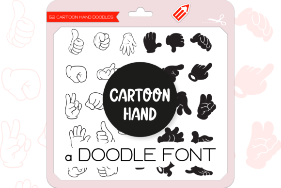 Cartoon Hand: The Creative Dingbats Font for Bold Brand Identity