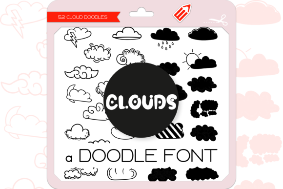 Clouds Dingbats: A Creative Typeface for Soft Branding