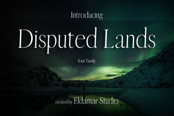 Disputed Lands Typeface: A Polished Serif for Small Business Branding