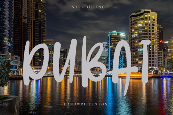 Dubai Typeface: A Script Handwritten Font for Editorial Calm