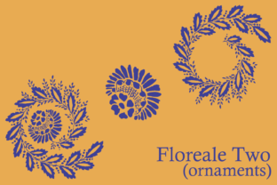 Floreale Two: A Floral Dingbat Typeface for Editorial Elegance