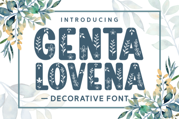 Genta Lovena: A Charming Decorative Font for Boutique Branding