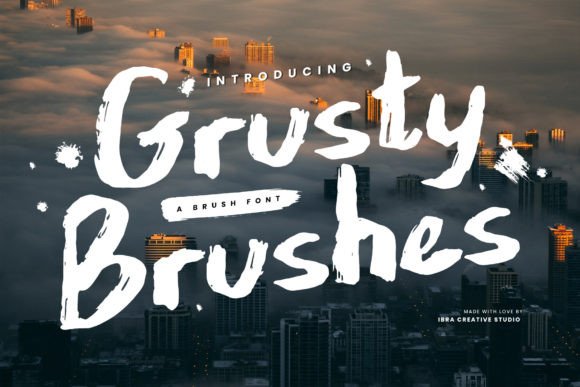 Grusty Brushes: The Rustic Script Font for Authentic Branding