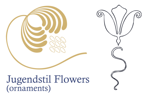 Jugendstil Flowers: A Creative Typeface for Art Nouveau Branding