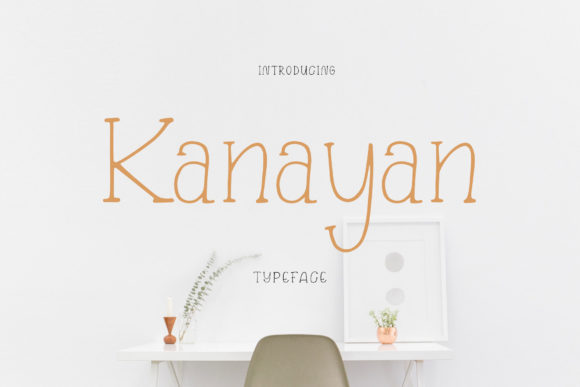 Kanayan: A Delicate Serif Typeface for Modern Web Design