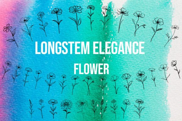 Long Stem Elegance: A Premium Font for Boutique Branding