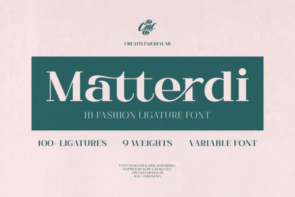 Matterdi: The Serif Typeface That Elevates Campaign Visuals
