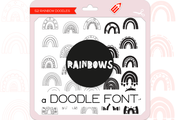 Rainbows Dingbats: A Creative Font for Brand Identity