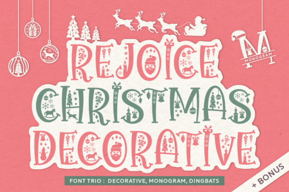Rejoice Christmas: A Creative Font for Festive Campaigns