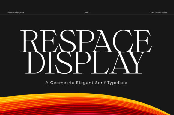 Respace: The Tall Serif Typeface for Professional Brand Identity