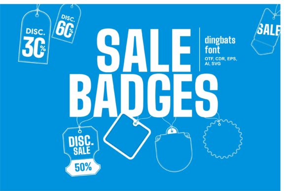 Sale Badge: The Dingbats Typeface for Scroll-Stopping Campaigns