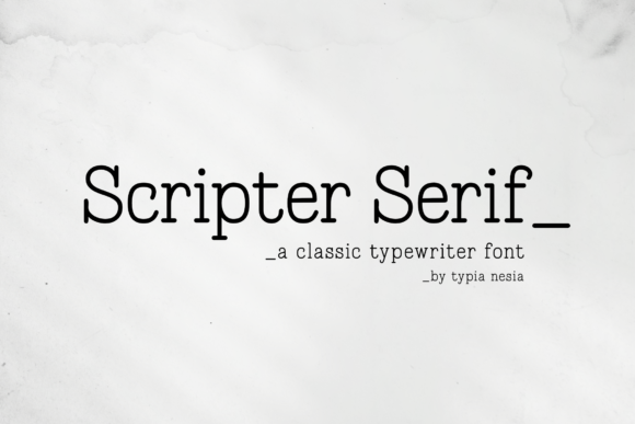 Scripter: The Serif Typeface That Elevates Small Business Branding