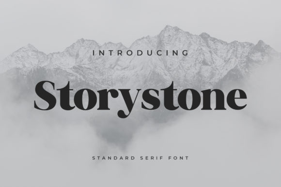 Storystone: A Classic Serif Typeface for Handmade Branding