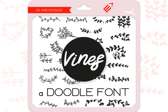 Vines Dingbats: A Nature-Inspired Typeface for Handmade Brand Identity
