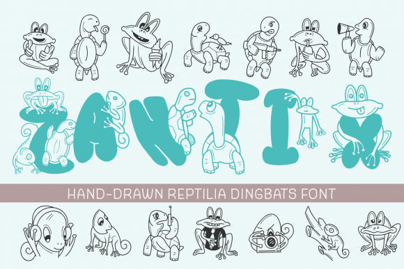 Zantix: The Creative Dingbats Font for Scroll-Stopping Social Graphics
