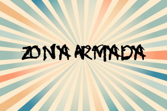 Zona Armada: A Bold Display Typeface for High-Impact Campaigns
